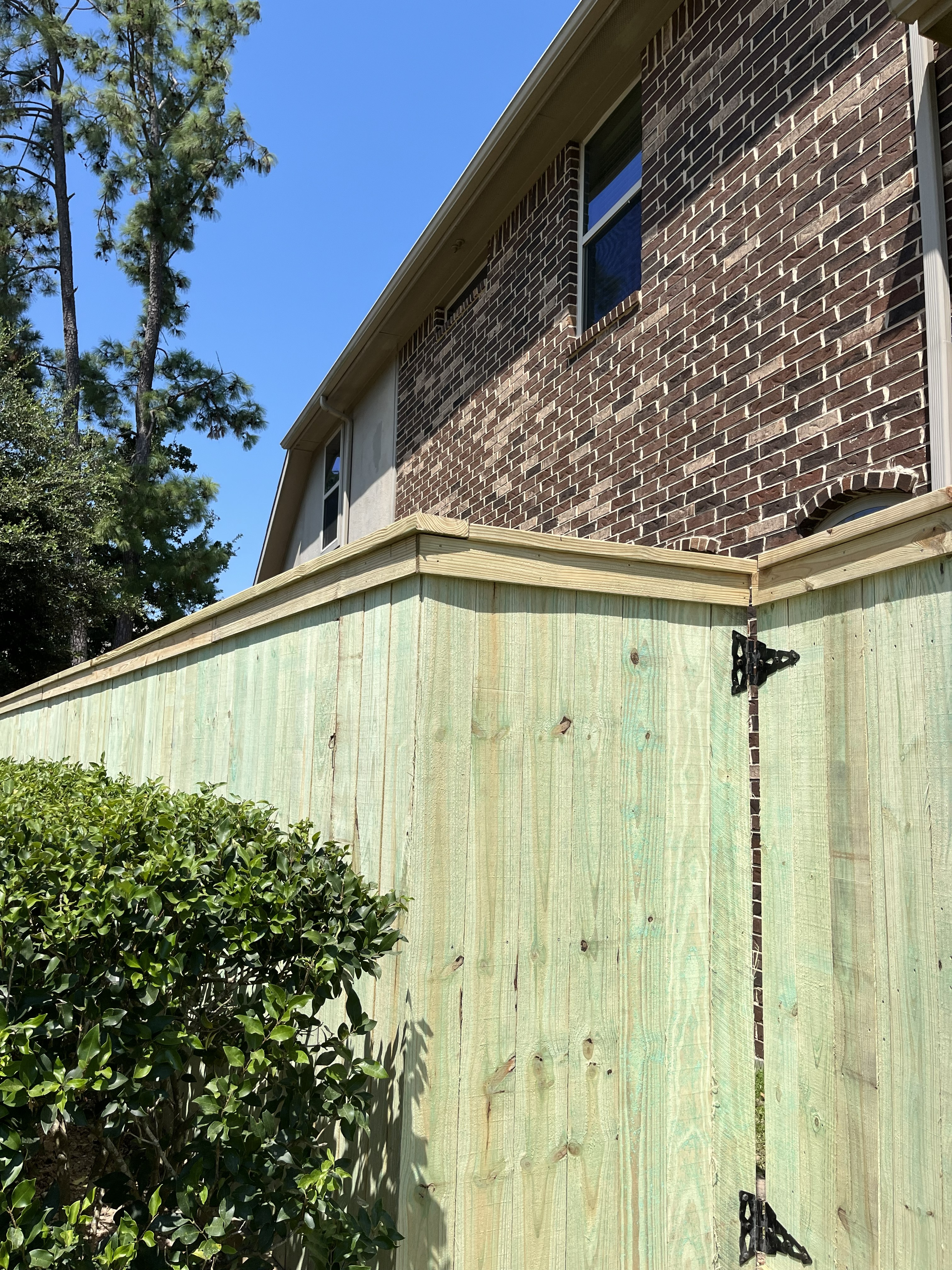 Fencing cap installation Houston