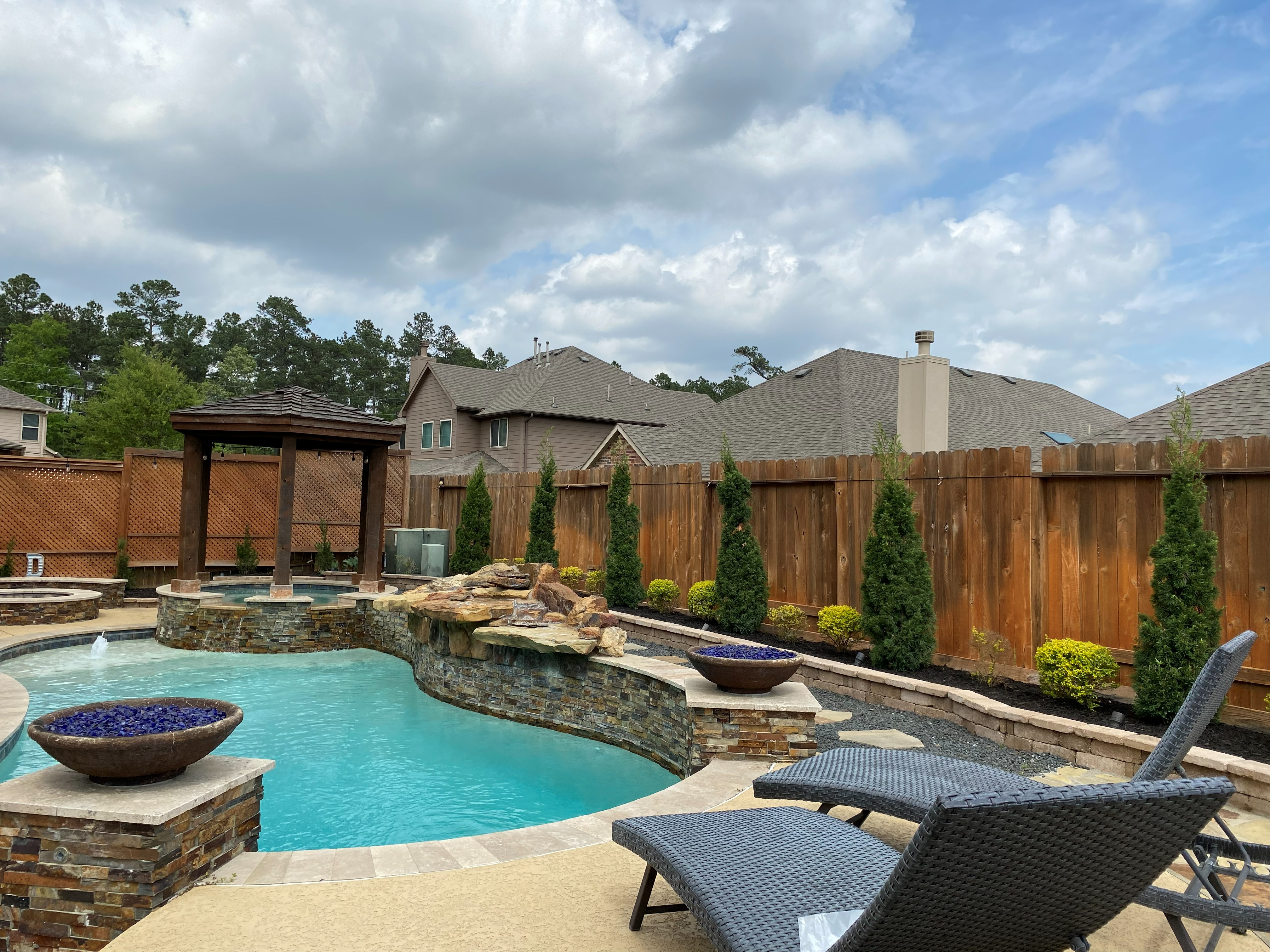 J&J Artscape landscape project Houston TX